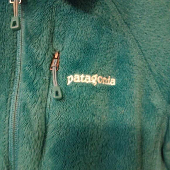 Patagonia Women's R2 Fleece Jacket Full On Blue Sz s - Picture 2 of 6